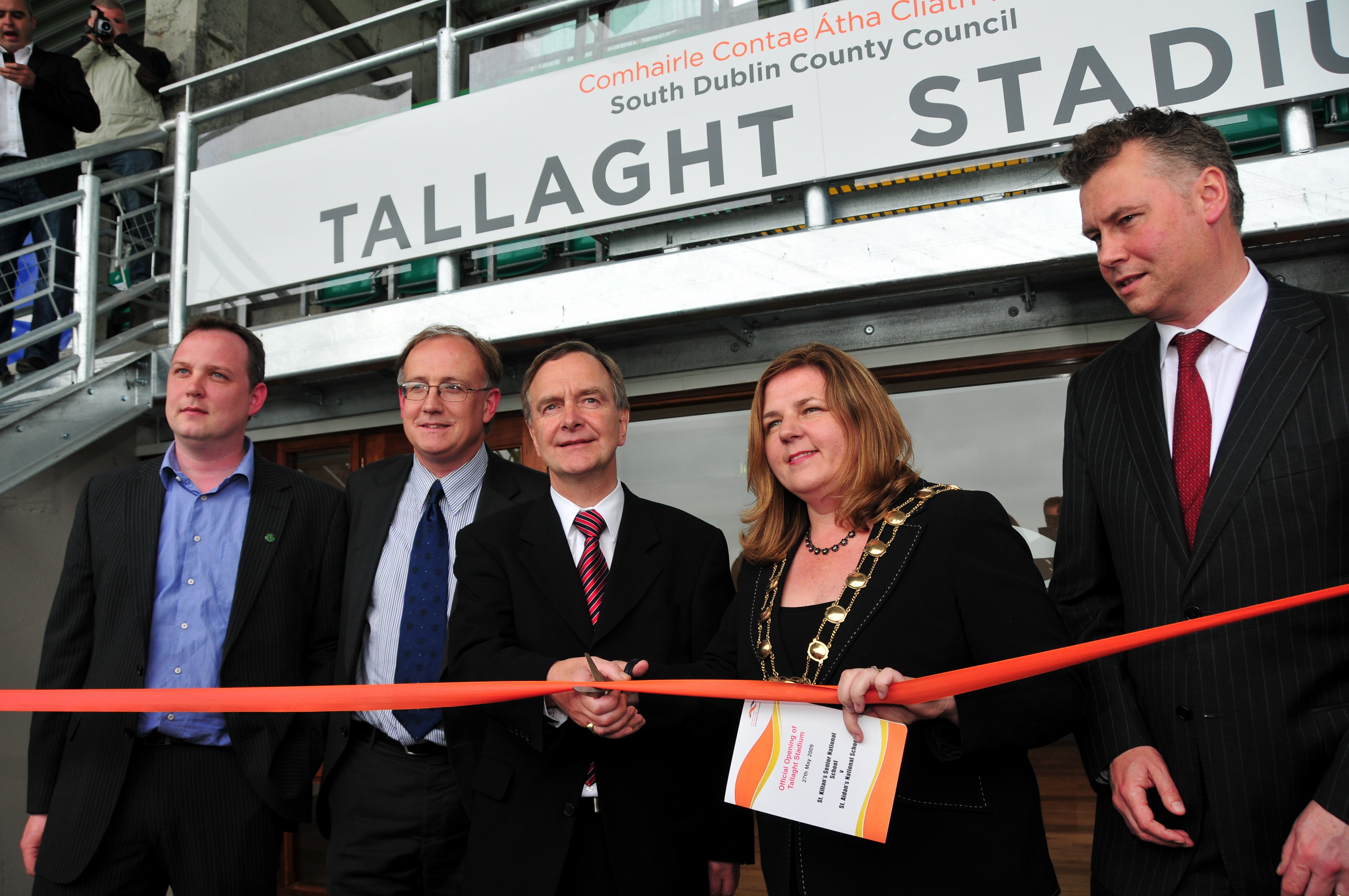 Official Opening of Tallaght Stadium by Mayor of South Dublin County Marie  Corr | South Dublin County Council